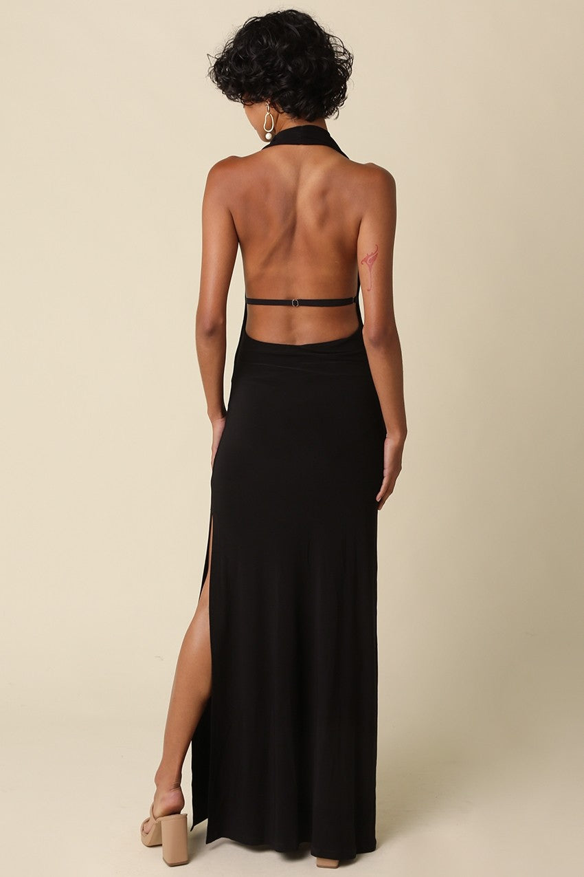 Black Tie Optional Maxi Dress