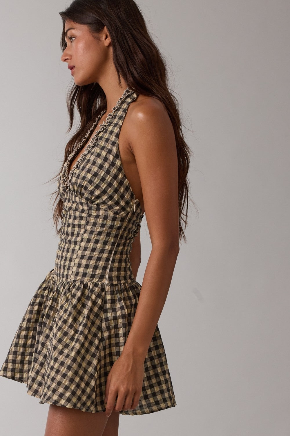 Checkered Crush Mini Dress