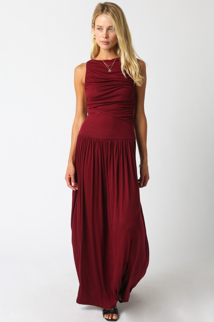 Merlot Hour Maxi Dress
