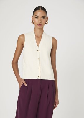 Vhari Button Down Vest