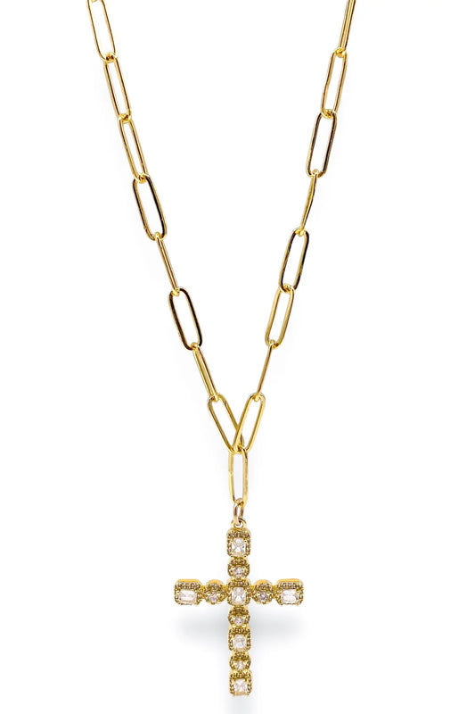 Heavenly Cross Necklace