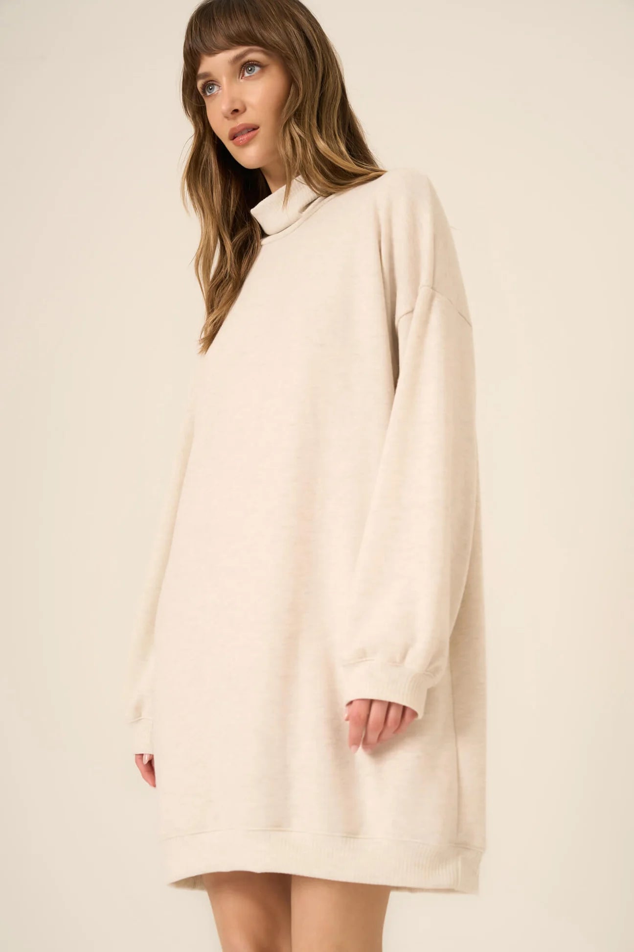 Kai Funnel Neck Cozy Dress